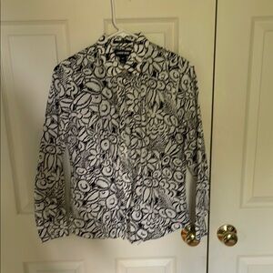 Lands end Supima cotton no iron blouse size 4P